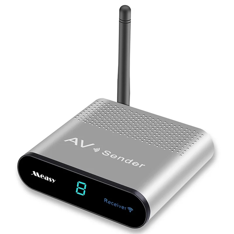 MEASY AV220 200m Range 2.4G Wireless HD Video Transmitter and Receiver with IR Antenna - US Plug