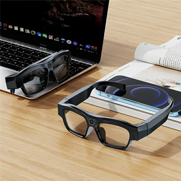 XV18 4K Camera Smart Glasses Bluetooth-compatible Sports Earphone without Memory Card (CE Certified)