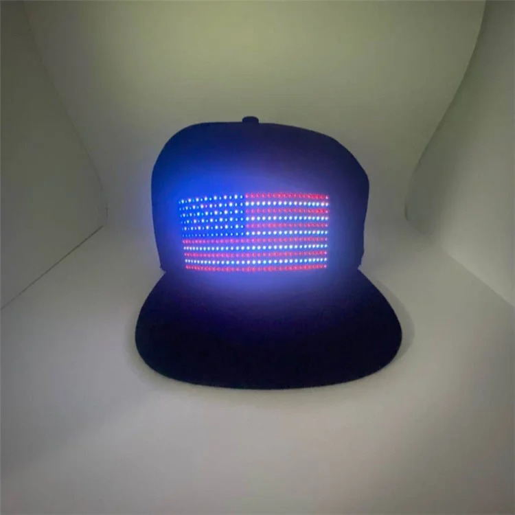 App Bluetooth Control Luminous LED Hat Hat Atmosfera Apostos