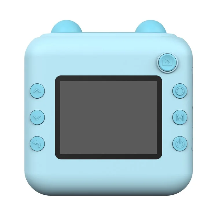 A22 2.4 Pulgadas Mini Kids HD Cámara Digital Digital Impresión de Fotografía Máquina de Impresión - Azul