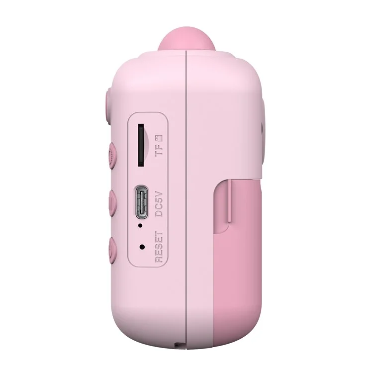 A22 2.4-inch Screen Mini Kids HD Digital Camera Instant Photo Printing Machine - Pink