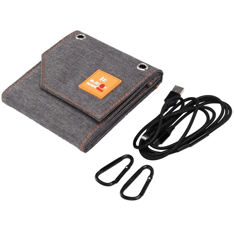 FSC-8W Faltbar 4 Solarpanel 8W Solar Cell Charger Mobile Power Bank Für Camping-wandern