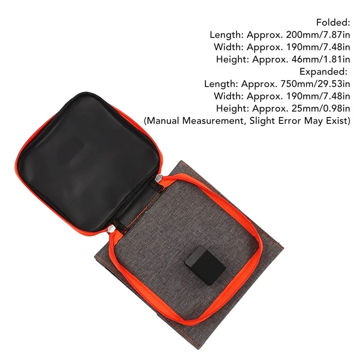 FSC-10W Faltbar 3 Solarpanel 10W Solar Cell Charger Mobile Power Bank Für Camping-wandern