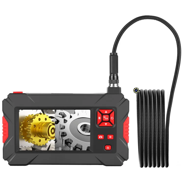 P30 3m Camera Endoscopio Con Serpente Con Leggera Lente Doppia da 8 mm IP68 Ispezione Imperamento Per Auto