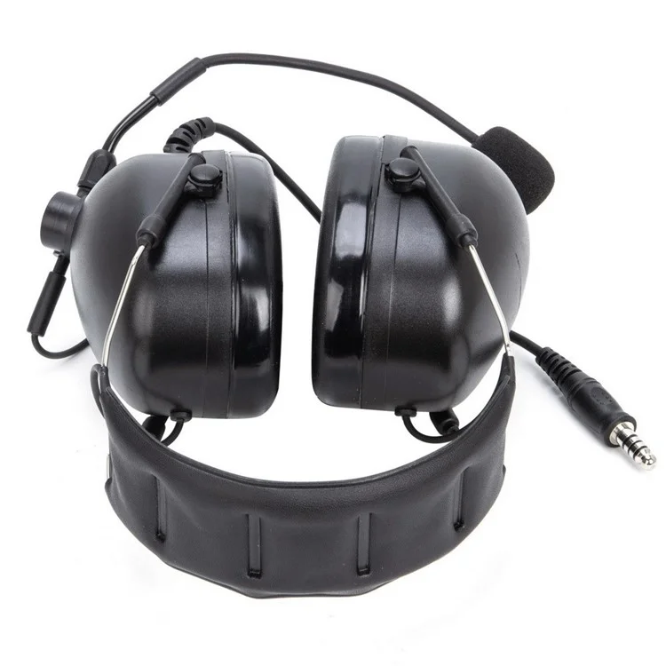 Für Hytera PD708 / PD752 / PD752G / PD780 / PD780G Aviation Pilot Kopfhörer Zwei -wege -radio -headset Mit U94 PTT -adapter