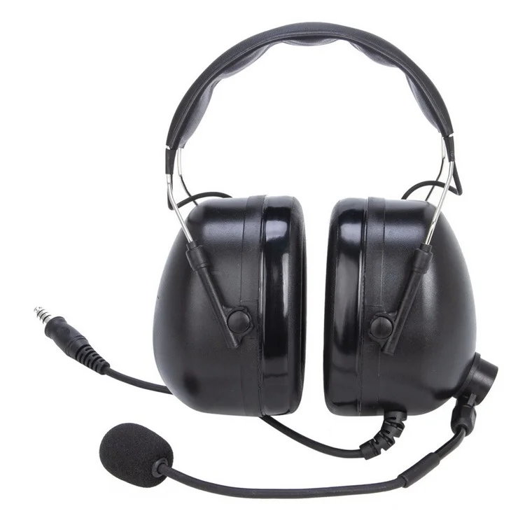 Para ICOM IC-V82 / IC-V80 / IC-V8 Aviação Piloto Fone de Ouvido Walkie Talkie Com o Adaptador U94 PTT
