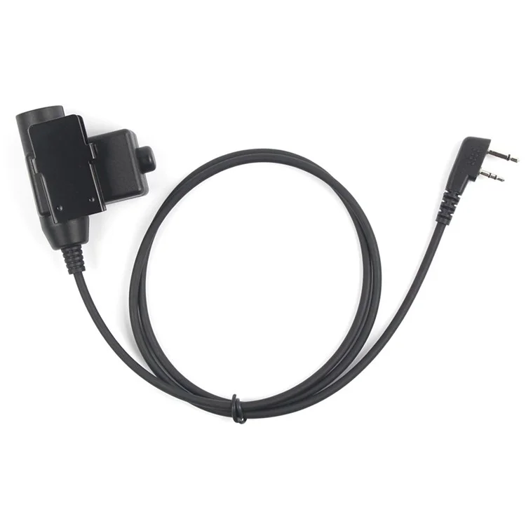 Para ICOM IC-V82 / IC-V80 / IC-V8 Aviação Piloto Fone de Ouvido Walkie Talkie Com o Adaptador U94 PTT