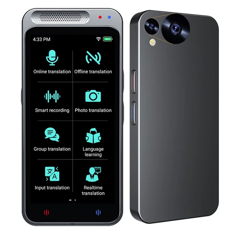 Traducteur Z6 138 Langues Smart Translate Enregistrement Vocal Temps Réel Traduction de Texte Appareil
