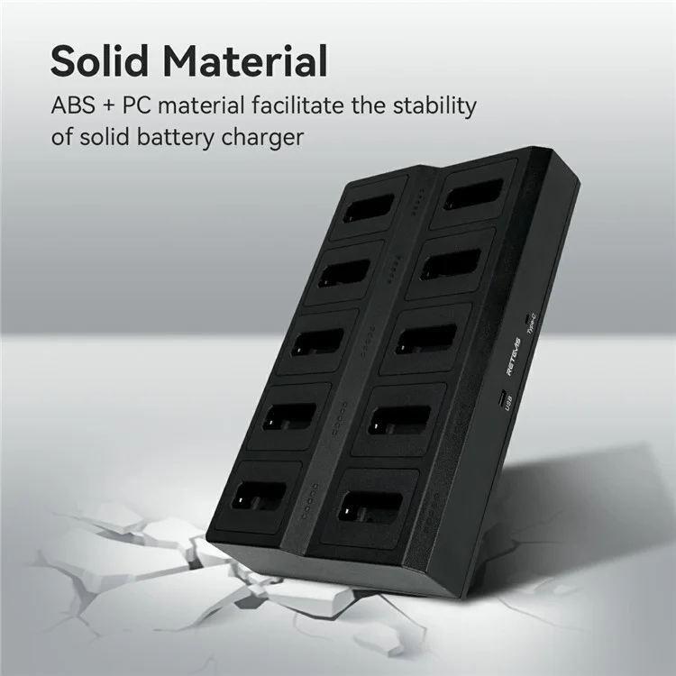Retevis RTC22T Gang Mult-unit Gang Charger Walkie Talkie Dock Station Para RT22 / RT622 / RB19 / RB619 - Enchufe de Ee. Uu.