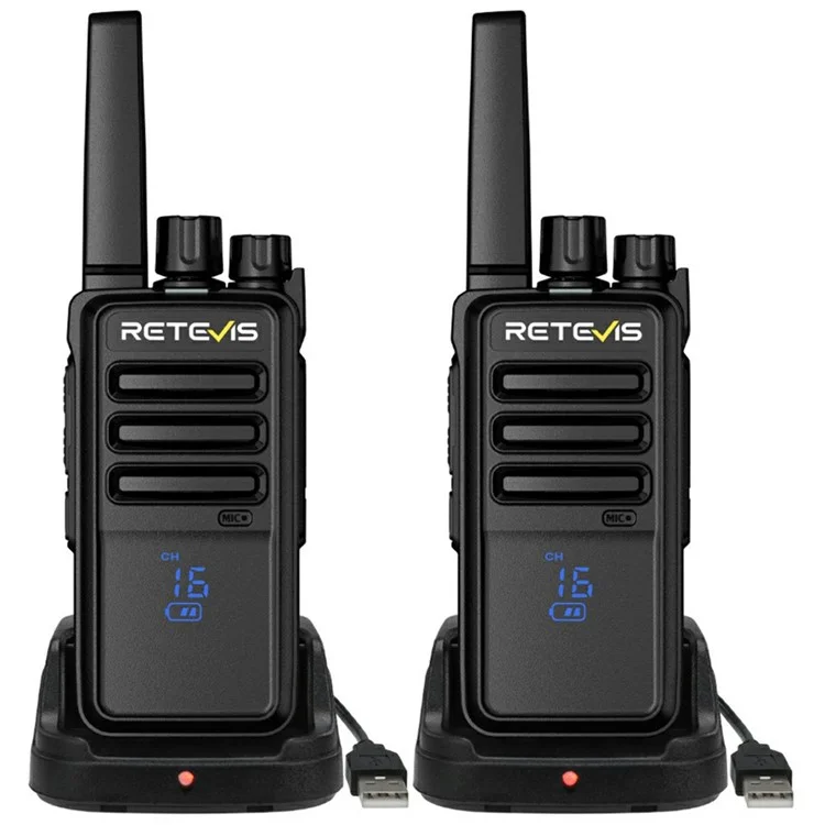 RETEVIS RT668H 2ER Outdoor Walkie-Talkies Zwei-Wege-Funkgerät mit verdecktem Bildschirm / EU 16 Kanäle