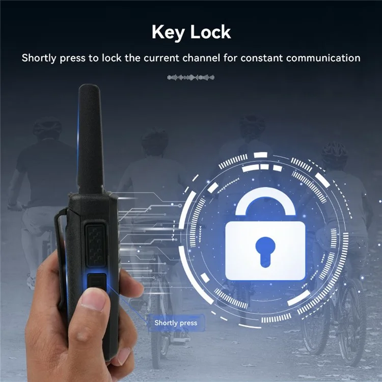 RETEVIS RT668H 2ER Outdoor Walkie-Talkies Zwei-Wege-Funkgerät mit verdecktem Bildschirm / EU 16 Kanäle