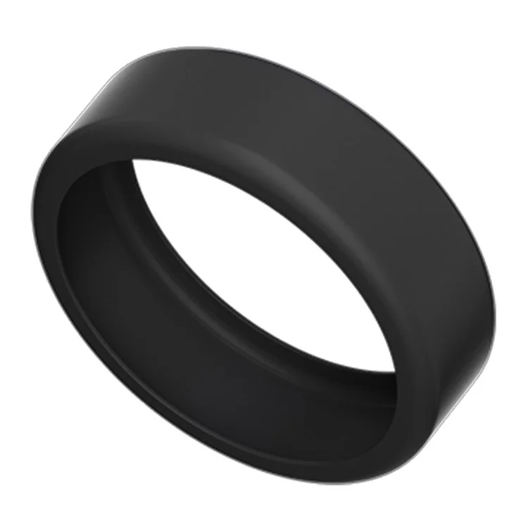 Ring Protector for Oura Ring Gen3 Elastic Silicone Ring Cover Sleeve - Size:S / Black
