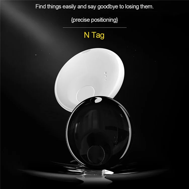 TAG005 Find My Network Wireless Pet Kids Key Luggage Finder iOS Devices Smart Tracking Locator - Bianco