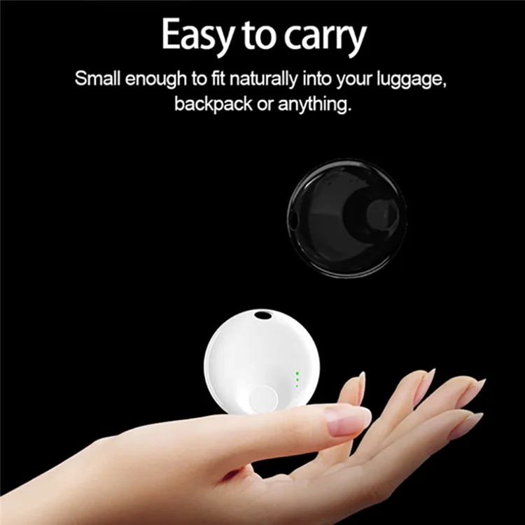 TAG005 Find My Network Wireless Pet Kids Key Luggage Finder iOS Devices Smart Tracking Locator - Bianco