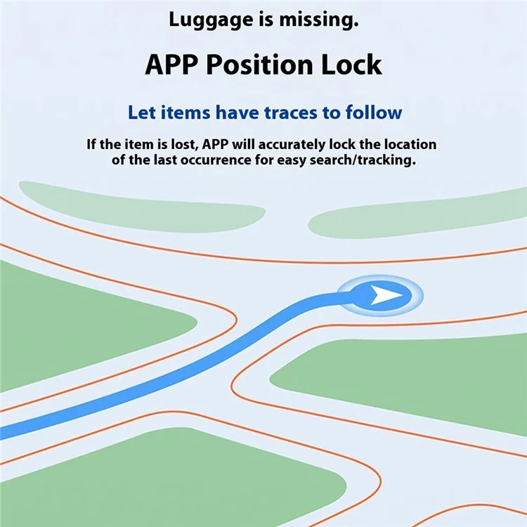 Azok Stamp Bluetooth Tracker da 80 db Beep Sound Global Item Localator Works With Apple Find My - Oro