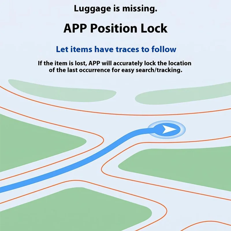 AZOK Stamp Bluetooth-compatible Tracker 80dB Beep Sound Global Item Locator Works with Apple Find My - Silver