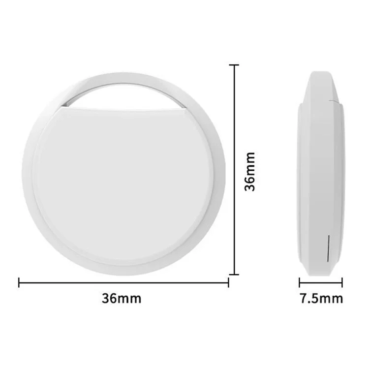 IT13 Wireless Smart Tag Bluetooth Tacker Anti-Lost Locator Fonctionne Avec Apple Find My - Noir
