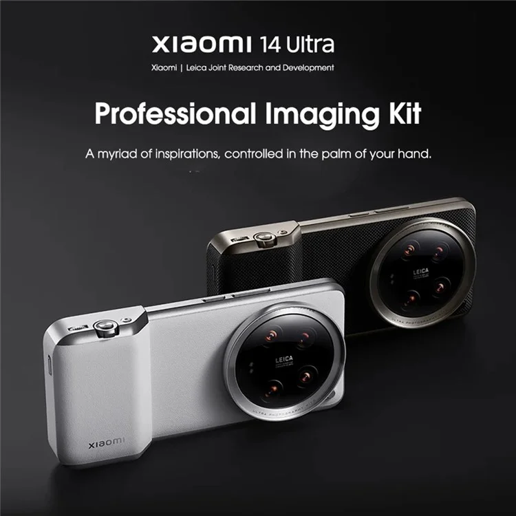 XIAOMI 14 Ultra Kit Photo Professionnel Plateforme d'Imagerie Professionnelle Poignée Photo - Blanc