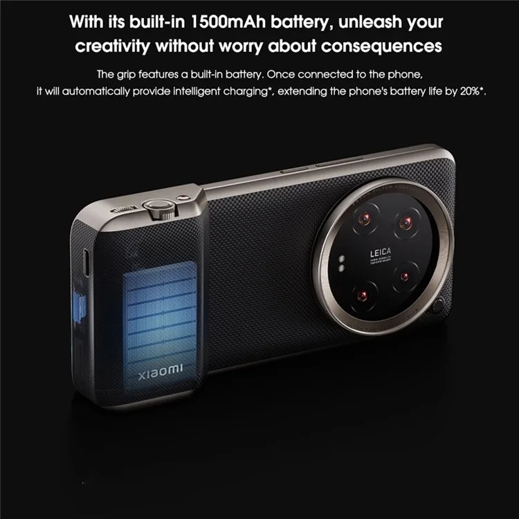 XIAOMI 14 Ultra Kit Photo Professionnel Plateforme d'Imagerie Professionnelle Poignée Photo - Blanc