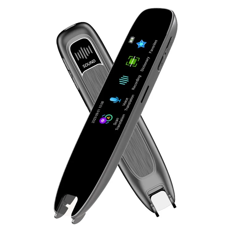 Tradutor de scanner de tela grande de 2,99 polegadas A26S 1+8G Languages - Cinza