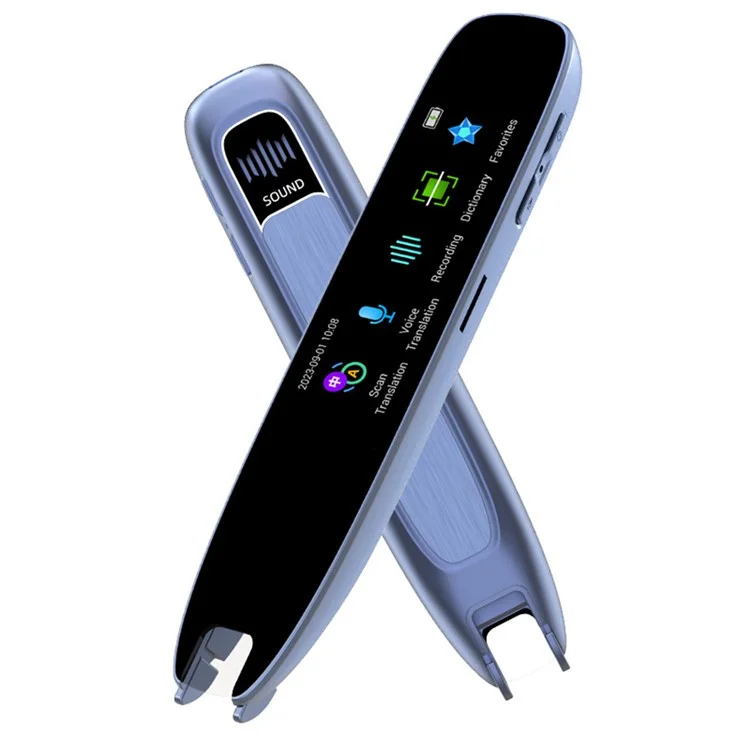 A26S 1+8G 2.99-inch Large Screen Languages Translator Scanning Dictionary Smart Translation Pen - Blue
