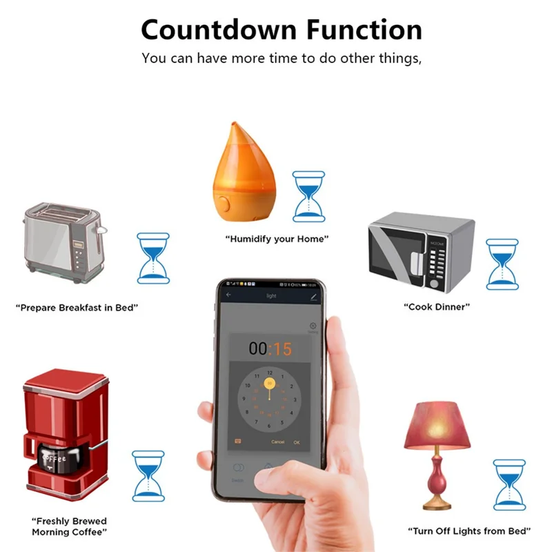 DS-101JL-2 2 Gang WiFi + Bluetooth-compatible Dual Mode APP Voice Control Smart Touch Wall Switch - Grey