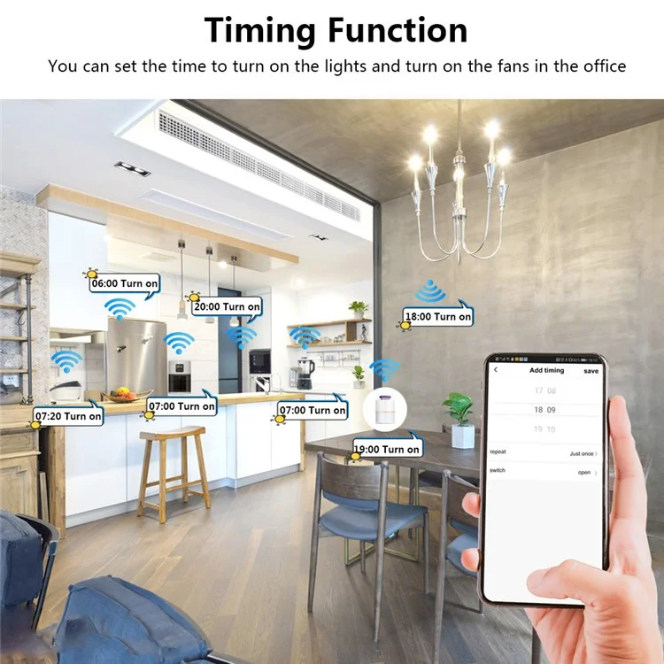 DS-101JL-2 2 Gang WiFi + Bluetooth-compatible Dual Mode APP Voice Control Smart Touch Wall Switch - Gold