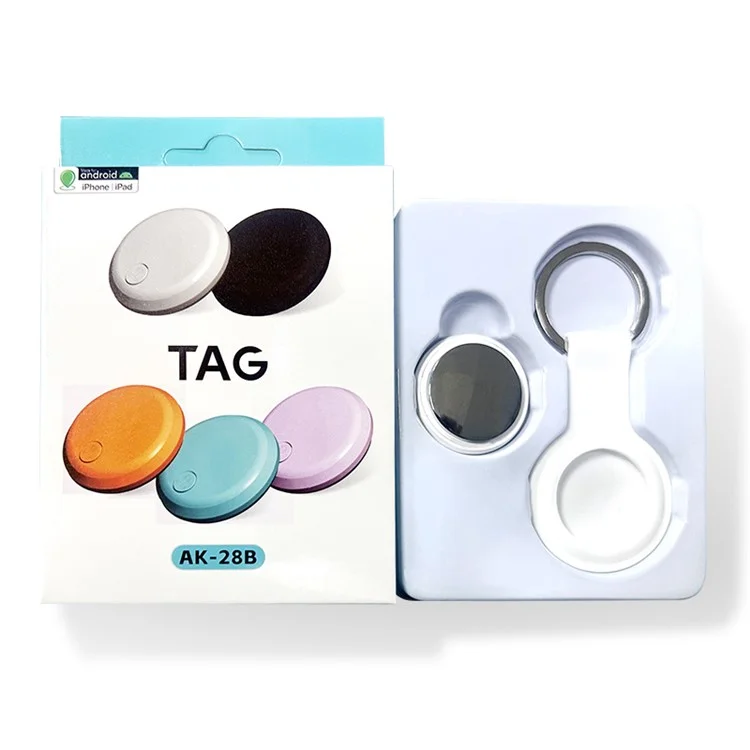 AK28B Smart Bluetooth-compatible Global Anti-Lost Device Universal Android iOS Devices Smart Tracking Locator - White