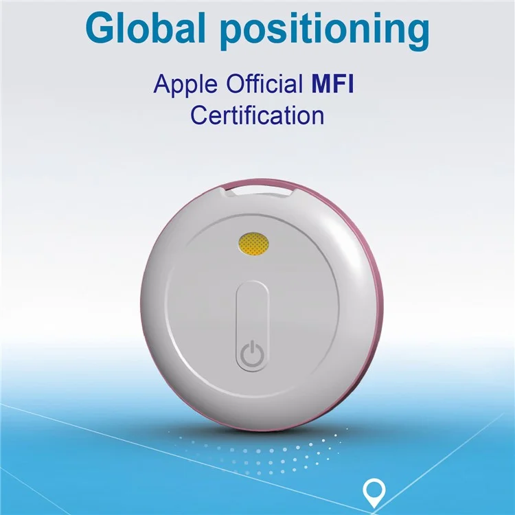 P20 Smart Bluetooth-compatible Tracker Global Positioning Anti-Lost Locator Works with Apple Find My - White