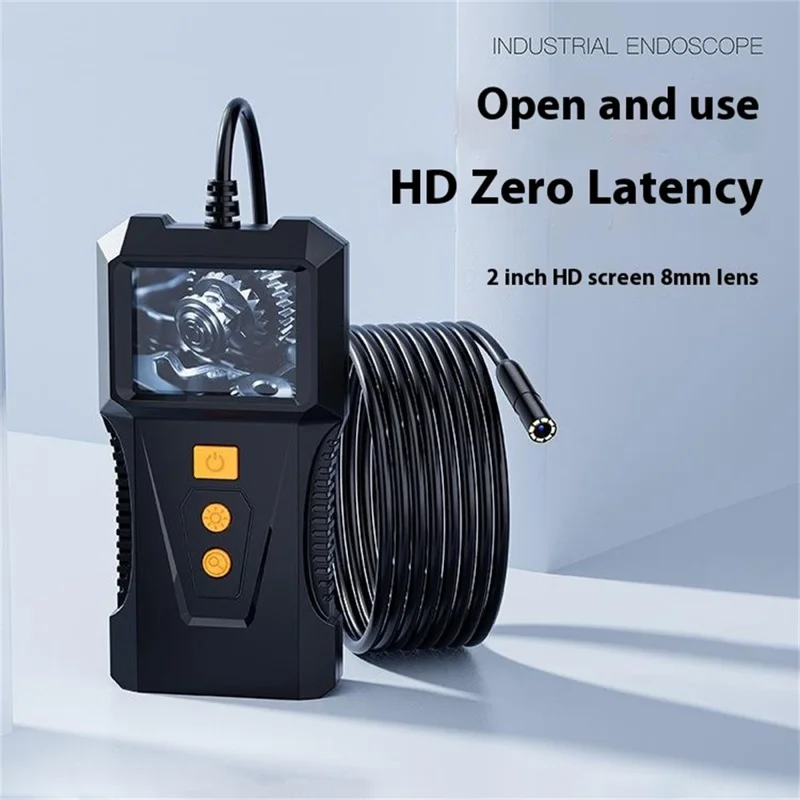 P230 5m Hartdraht 2 Zoll HD 1080p Industrial Endoscope Handheld -inspektionskamera Mit 8 -mm -objektiv