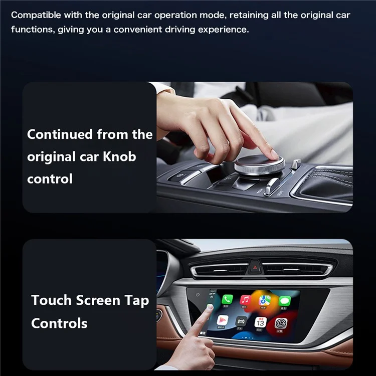 Y1 Cablato su Carplay Wireless / Adattatore Carplay Per Veicoli Per Veicoli Video Per Video Android