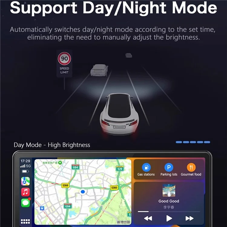 Y1 Cablato su Carplay Wireless / Adattatore Carplay Per Veicoli Per Veicoli Video Per Video Android