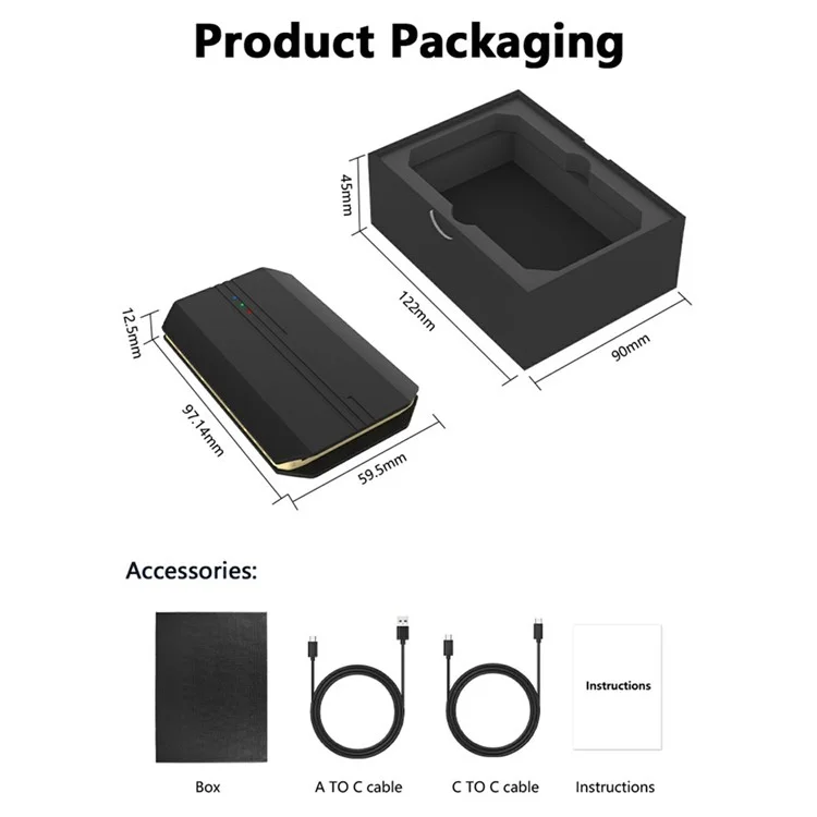 GT6 Andriod 13 Octa-Core Processor Wired to Wireless Carplay Box Support HD Video Decoding (4+64G Overseas Version)