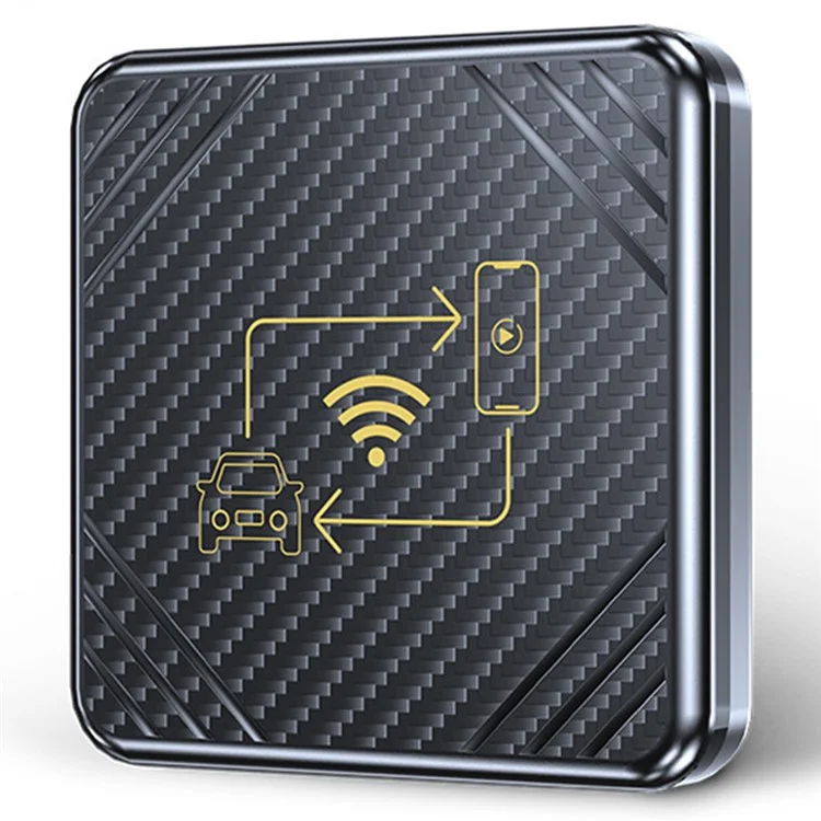 Q1 Carplay Android Auto 2-in-1 AI Box Bluetooth 5.0 Wired to Wireless Adapter - Золото