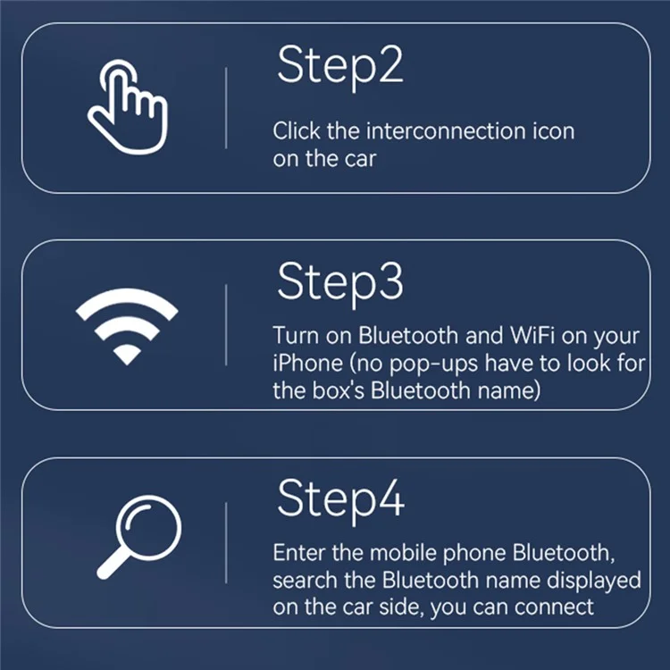 Q1 Carplay Android Auto 2-in-1 AI Box Bluetooth 5.0 Wired to Wireless Adapter - Золото