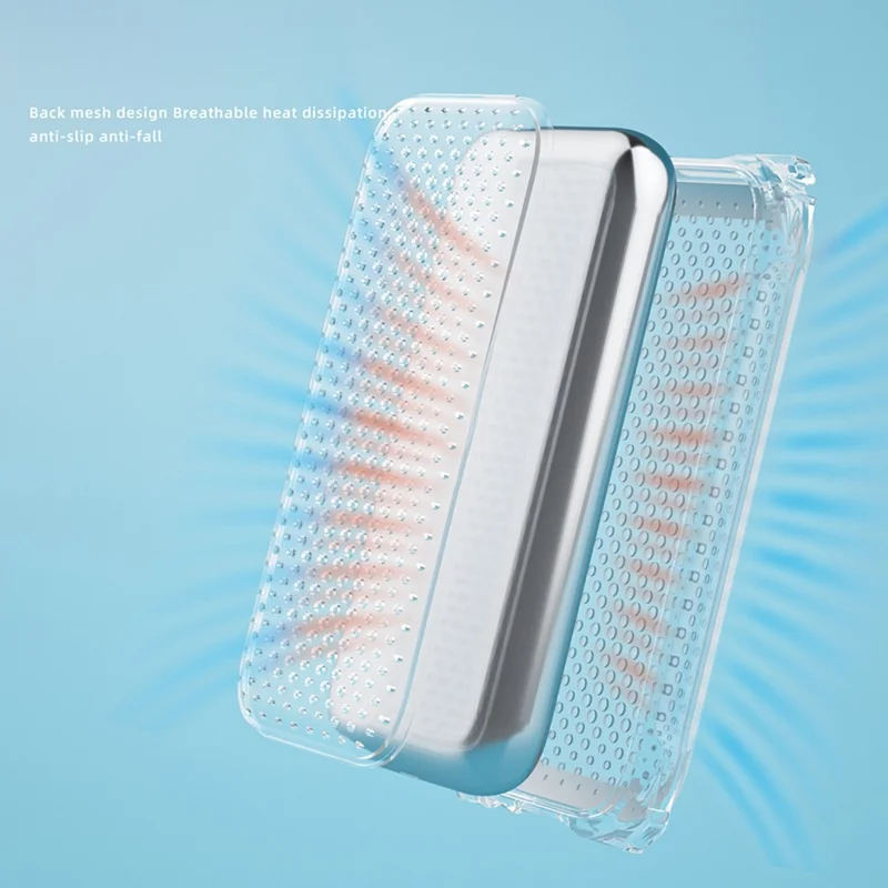 Для Apple Vision Pro Battery Case Soft TPU Antiplip Actule Apter Protector - Прозрачный Черный