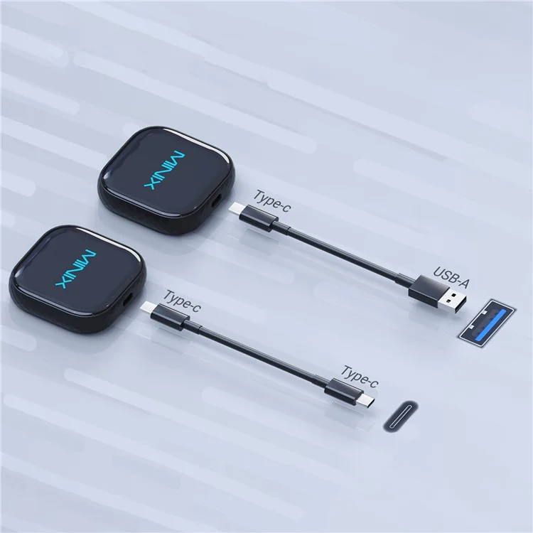 Minix CP85 Carplay / Android Auto Cablato Per L'adattatore Carplay Per Veicoli Per Veicoli Video Wireless