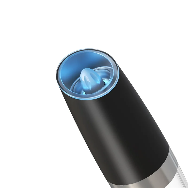 KLT DGS-KYMQ-50B 2Pcs Battery Powered Gravity Sensing Kitchen Electric Salt Pepper Grinder (BPA Free, No FDA Certification)