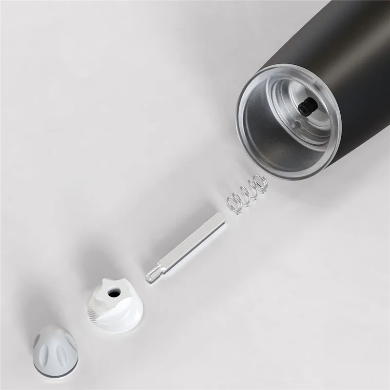 KLT DGS-KYMQ-50B 2Pcs Battery Powered Gravity Sensing Kitchen Electric Salt Pepper Grinder (BPA Free, No FDA Certification)