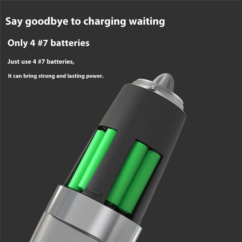 KLT DGS-KYMQ-50B 2Pcs Battery Powered Gravity Sensing Kitchen Electric Salt Pepper Grinder (BPA Free, No FDA Certification)