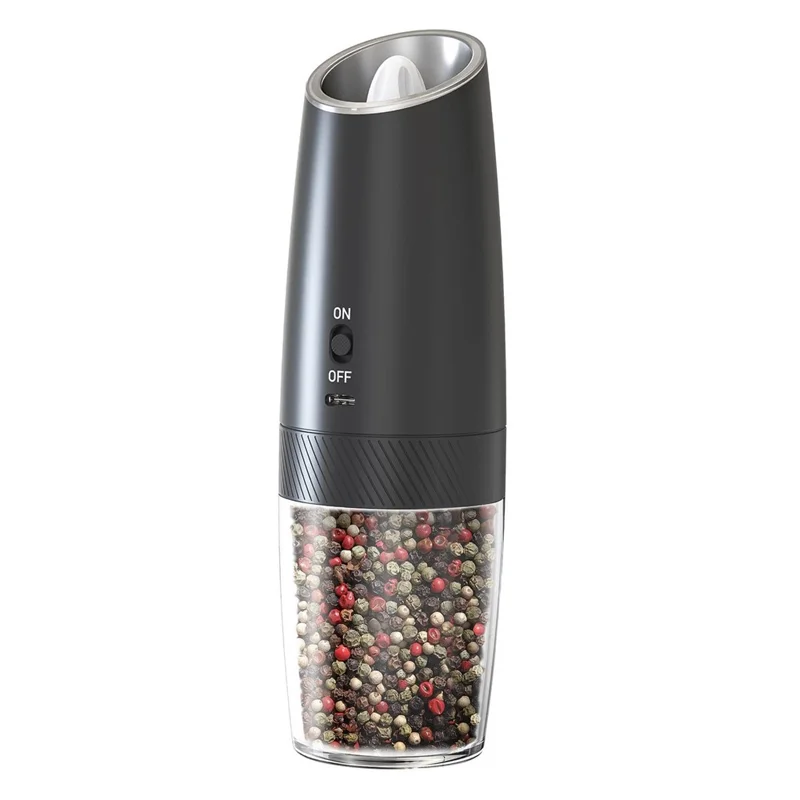 KLT KYMQ-47A Gravity Sensing Electric Pepper Grinder Kitchen Pepper Grinding Tool (BPA Free, No FDA Certification)