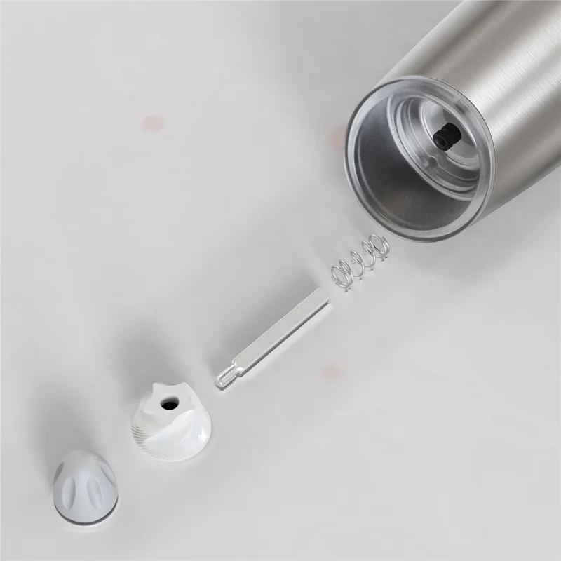 KLT KYMQ-53B Battery Powered Gravity Sensing Stainless Steel Electric Pepper Grinder (BPA Free, No FDA Certification)