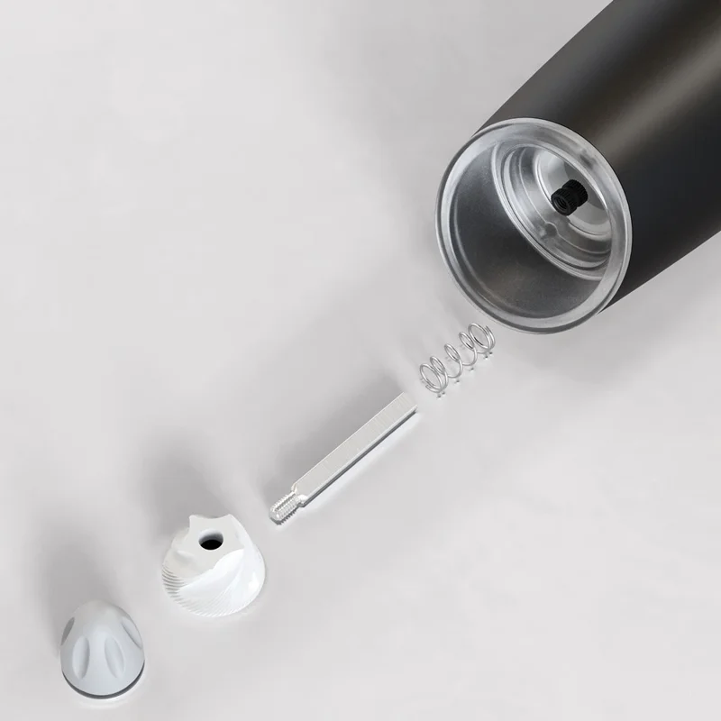 KLT KYMQ-50B Battery Powered Gravity Sensing Kitchen Electric Salt Pepper Grinder (BPA Free, No FDA Certification)