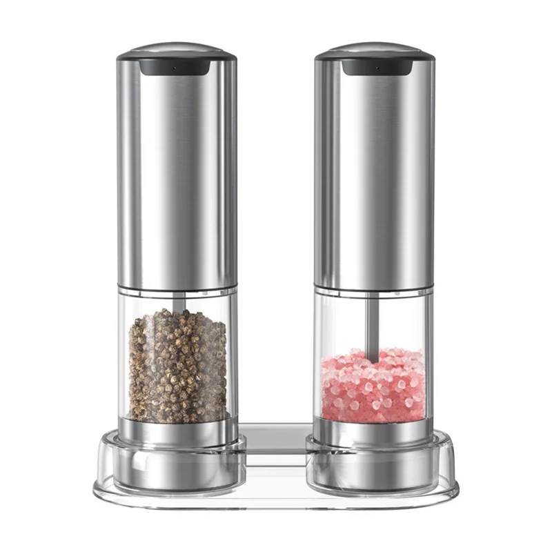 KLT KYMQ-37A-H-BS 2pcs Перезаряжаемый Электрический Перец Grinder Grinder Kitchen Tool (бпа Бесплатно, Без Сертификации Fda)