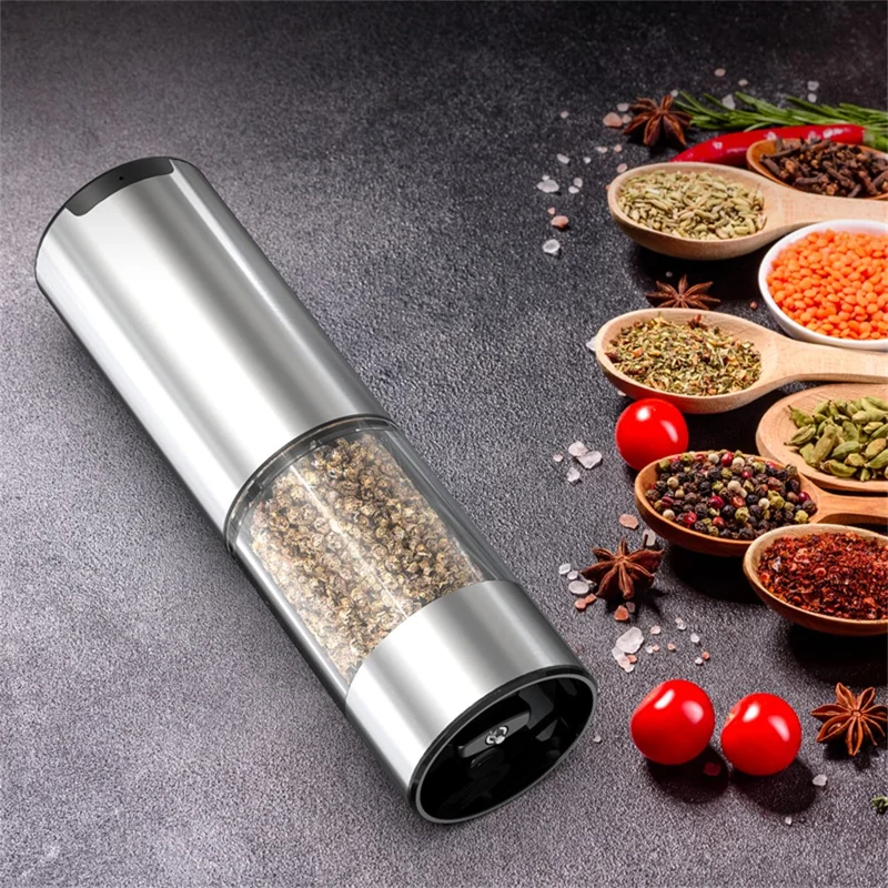 KLT KYMQ-37A-H-BS 2pcs Перезаряжаемый Электрический Перец Grinder Grinder Kitchen Tool (бпа Бесплатно, Без Сертификации Fda)