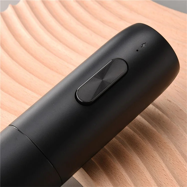 KLT KP1125(D) 5-in-1 Rechargeable Red Wine Bottle Opener Pourer Vacuum Stopper Foil Cutter with Base