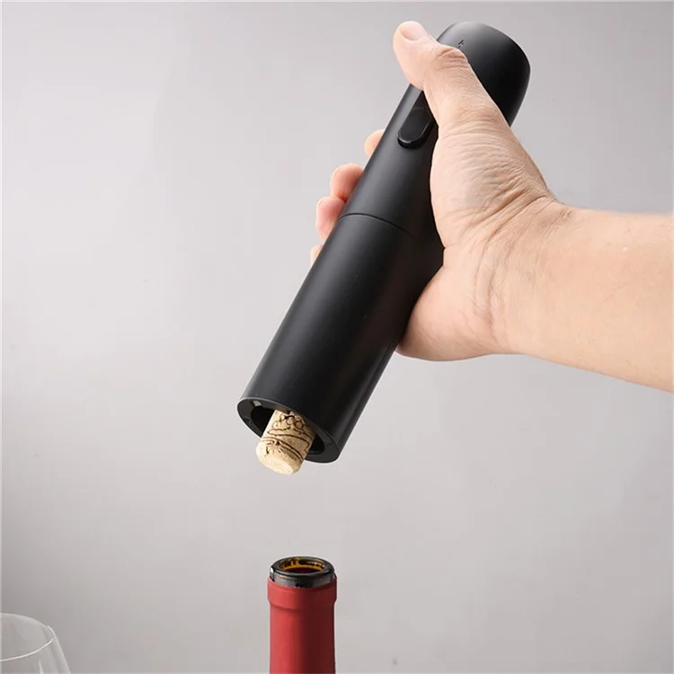 KLT KP1125(D) 5-in-1 Rechargeable Red Wine Bottle Opener Pourer Vacuum Stopper Foil Cutter with Base