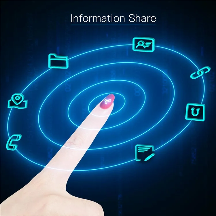 JAKCOM N3 Hautfreundlicher Smart Nail Chip Virtual Call Information Exchange Intelligentes Nagelkunstwerkzeug