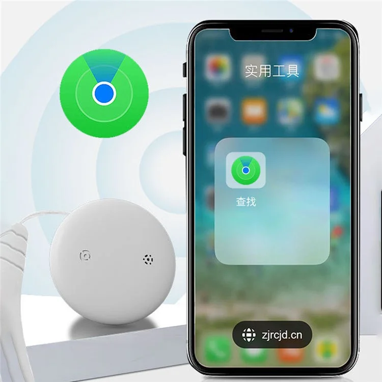 S10 Trova la Mia App Wireless Pet Elderly Kids Finder Ios Dispositivi Smart Tracking Locaratore - Bianco