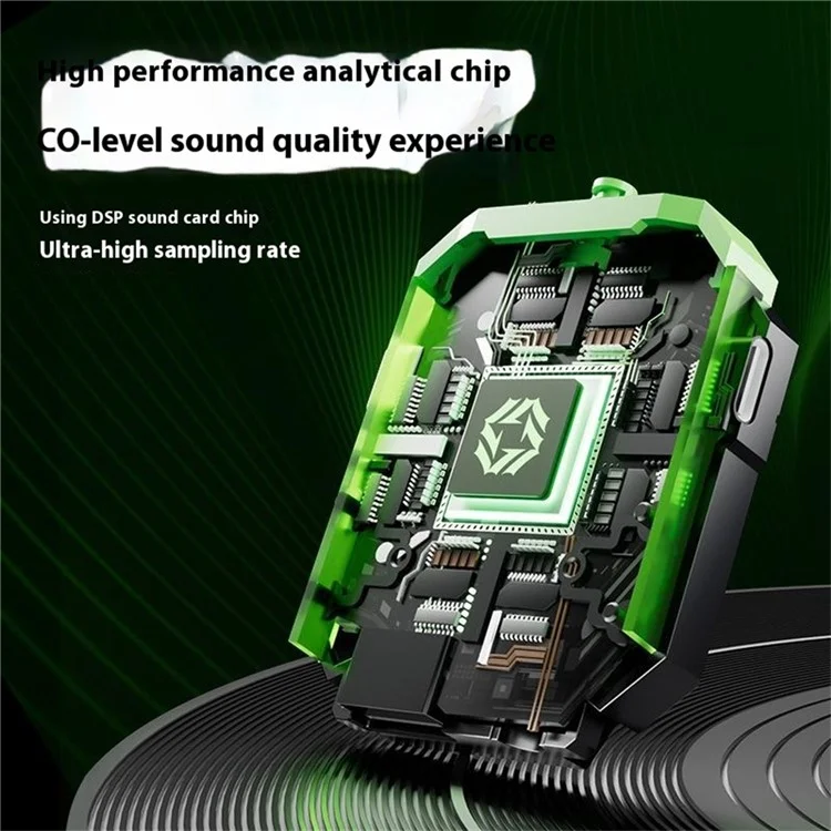 PIVA GS200 7.1 Virtual Surround Sound Gaming Expansion Dock External Adapter Sound Card Audio Converter